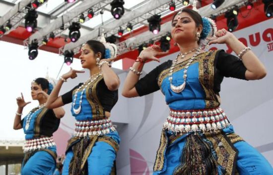 Traditional Indian dance staged at Shanghai Expo