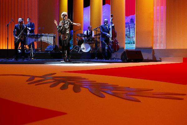 French singer Melody Gardot performs during the opening ceremony of the 63rd Cannes Film Festival in Cannes, France, May 12, 2010.