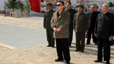 Kim Jong Il inspects construction site of Paektusan Songun Youth Power Station