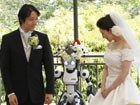 Humanoid robot acts as witness at wedding ceremony in Tokyo