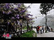 Photo taken on May 14, 2010 shows the new scenery of Dujiangyan city, Sichuan Province. Two years after the Wenchuan earthquake that devastated southwest China's Sichuan Province, the once picturesque area is sporting a brand new look. [Photo by Liu Xingguo]