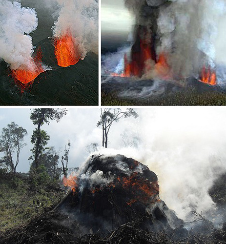 Mount Nyamulagira, DR Congo. Mount Nyamulagira is located in DR Congo. Since the 1980s, the volcano has already erupted for over 30 times. [gb.cri.cn] 