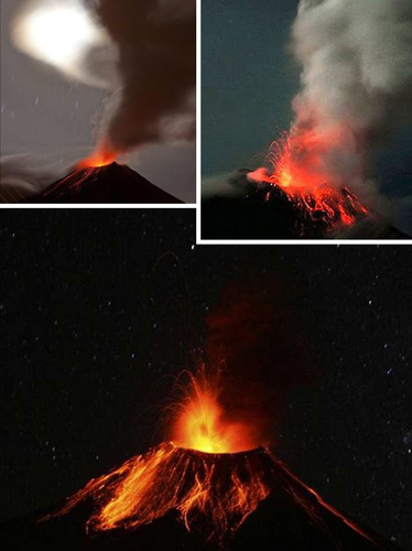 Tungurahua Volcano, Ecuadorr. Tungurahua Volcano is located in the Cordillera Central of Ecuador. It is one of the most active and dangerous active volcano in Ecuador. [gb.cri.cn] 