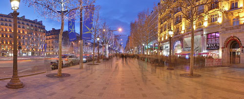 Avenue des Champs-Élysées, Paris, France. [huanqiu.com]