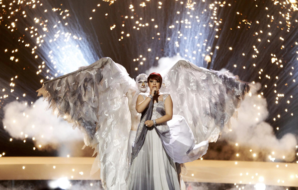 Thea Garrett from Malta performs her song 'My Dream' during a dress rehearsal for semi-final one of the Eurovision Song Contest in Oslo May 24, 2010. Musical groups from 39 countries are competing in this year's event with the finals to be held on May 29 in Oslo 