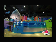 Photo taken on May 23, 2010 shows the beautiful scenery of Caribbean Community Pavilion in Shanghai, east China. [Photo by Yang Dan]