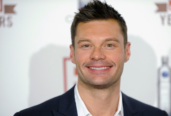 Television personality Ryan Seacrest arrives at the E! 20th Birthday Celebrating Two Decades of Pop Culture, in West Hollywood, California, May 24, 2010.