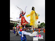 Traditional festivities of Shanxi Province took place on May 23, at Expo site.[Photo by Wang Huabin]