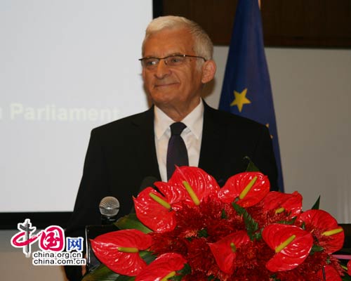 President of the European Parliament Jerzy Buzek
