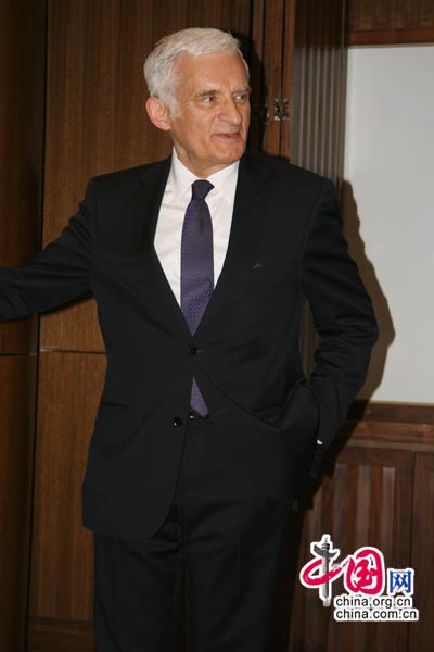 President of the European Parliament Jerzy Buzek