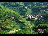 Songyang County is a county of Zhejiang, China. It is under the administration of the Lishui city. Photo shows the beautiful natural scenery of Songyang. [Photo by Shala]