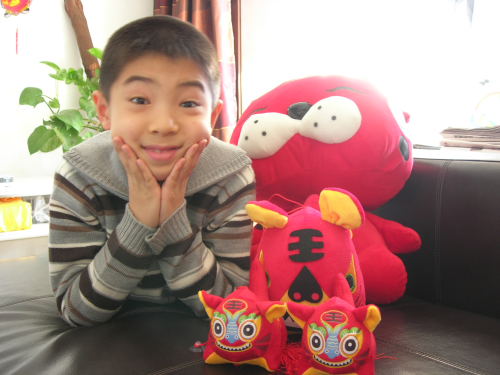 Yang Yifan, a nine-year-old boy from China 