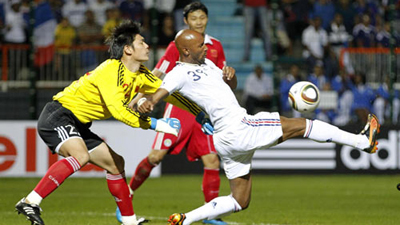 France loses 1-0 to China in World Cup warmup