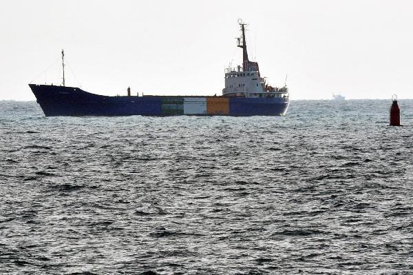 The Gaza-bound Rachel Corrie aid ship, which is under control of the Israeli navy, approaches southern Israel's Ashdod port June 5, 2010. Earlier that day, Israeli navy soldiers boarded and controlled the vessel after its crews rejected orders to dock in Ashdod. (Xinhua/Rafael Ben-Ari)