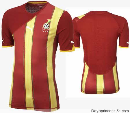 Uniform of Ghana squad [news.cn]