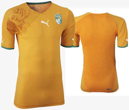 Uniform of Ivory Coast squad [news.cn]