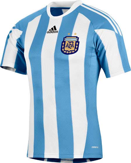 Uniform of Argentina squad [news.cn]