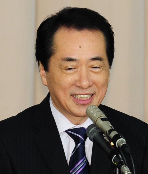 Naoto Kan speaks after he was elected as the chief of Democratic Party of Japan in Tokyo, capital of Japan, June 4, 2010. Kan became Japan's new prime minister after being approved by the Diet on Friday. [Ji Chunpeng/Xinhua]