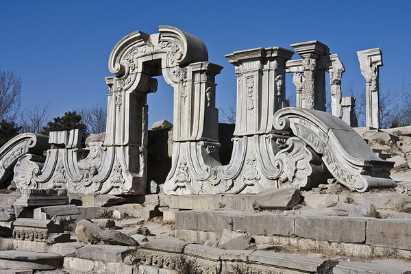 File photo: Ruins of the Old Summer Palace.