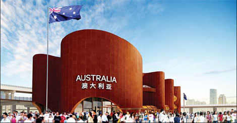 Pavilion evokes life Down Under