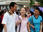 College entrance exams end in parts of China