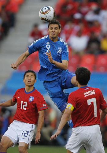 group B first round match at the 2010 FIFA World Cup at Nelson Mandela Bay stadium in Port Elizabeth, South Africa, on June 12, 2010.