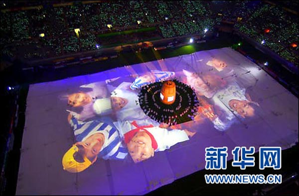 The opening ceremony of 2002 World Cup [Photo Source: news.cn]