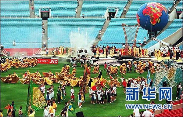 The opening ceremony of 1994 World Cup U.S. [Photo Source: news.cn]