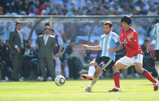 Argentina beat South Korea by a humiliating 4-0, including an own goal.