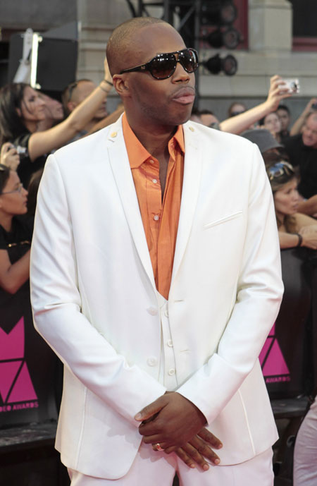 Canadian rapper Kardinal Offishall arrives at the 2010 MuchMusic Video Awards in Toronto June 20, 2010. 