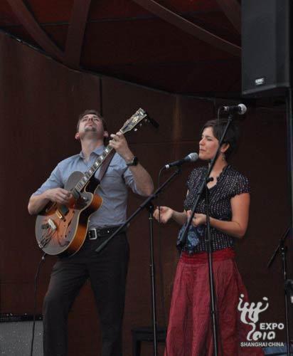 Artists perform at the opening ceremony. 