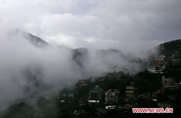 Photo taken on June 23, 2010 shows a view of the town of Jioufen in Rueifang Township of Taipei County, southeast China's Taiwan. Jioufen was an isolated village until 1893, when gold was discovered in the area. 