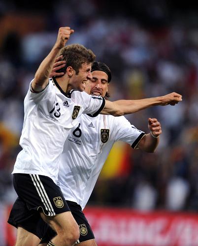 Germany, fuelled by a second half double from Thomas Mueller, crushed long-standing rivals England 4-1 in a controversy-filled World Cup encounter on Sunday to book a spot in the last eight. 