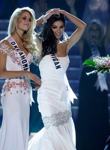 Miss USA 2010 Rima Fakih. [xinhuanet.com]