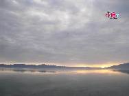 Dawn at Lake Sayram, Boertala, Xinjiang Uygur Autonomous Region, China [Photo by Li Shen]