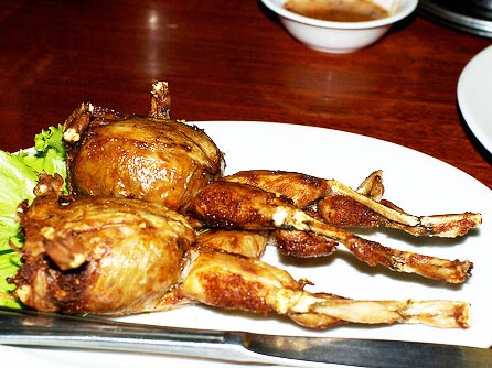 The frogs were a great local delicacy. I ate perhaps four – maybe even five. It seemed like many more.