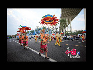 The performance at the Fujian Week in the Expo Park on June 30.[Photo by Yangjia]