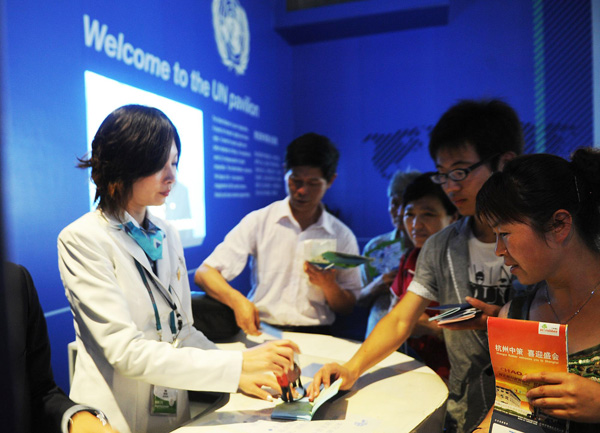 World citizens come together at UN Pavilion