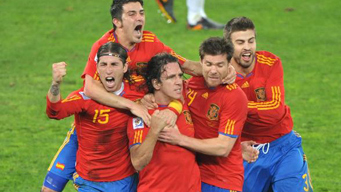 Spain beats Germany 1-0 to reach World Cup final