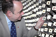 British First Minister Alex Salmond at Seed Cathedral 
