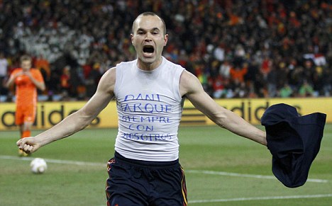 Andres Iniesta (ESP) (Photo source: Global Times)