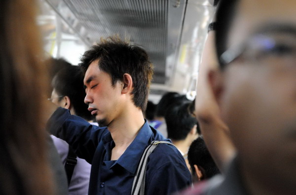 4.8m subway commuters every day in Beijing