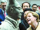 Merkel impressed by Terra-cotta Warriors
