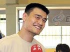 Yao Ming swims with Shanghai Sharks