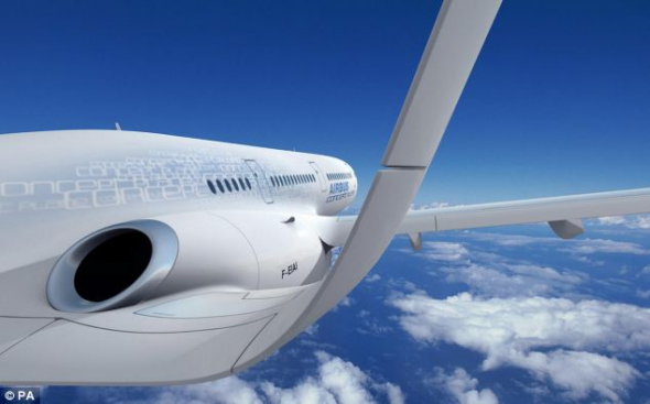 Airbus pubulishes the images of a fantasy-like aircraft which might be the type of plane flying by 2050, or even 2030 if technology continues at a good rate. [china.com.cn]