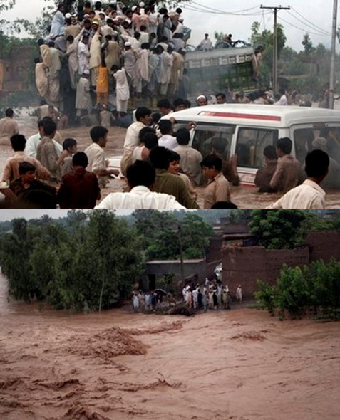 Continuing overnight string of torrential rains and subsequent floods took a heavy toll of over 110 lives in the worst-hit northwest Khyber Pakhtunkhwa province during the tough monsoon season in Pakistan.[Chinanews.com]