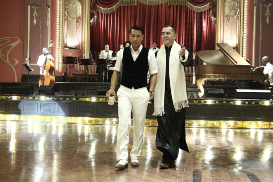 Donnie Yen and Anthony Wong in the film