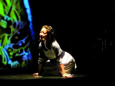Scenes from the musical Alice in Wonderland.