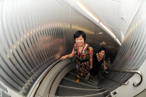 Emirates Airlines' A380 passenger plane of the United Arab Emirates (UAE) arrives at Capital International Airport in Beijing, capital of China, on Aug. 1, 2010. Emirates Airlines launched its first A380 service in China, flight EK306/307 between Dubai and Beijing on Sunday. [Photo: Xinhua]