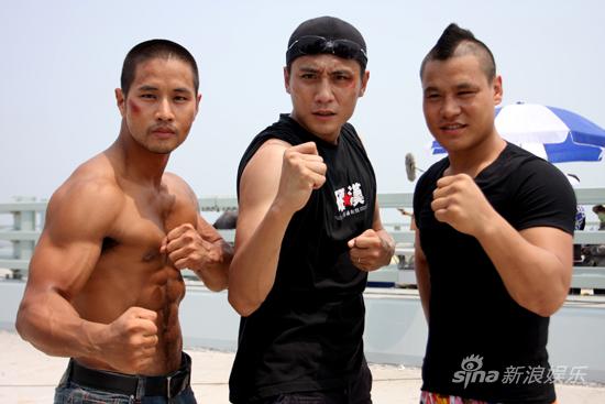 Actors Yoo Seung-Jun, Liu Ye and Liu Hailong (from left)
